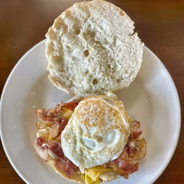 Bacon, Egg & Cheese Sandwich.