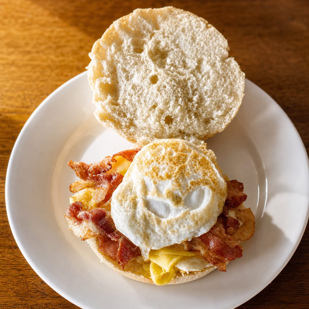 Bacon, Egg & Cheese Sandwich.