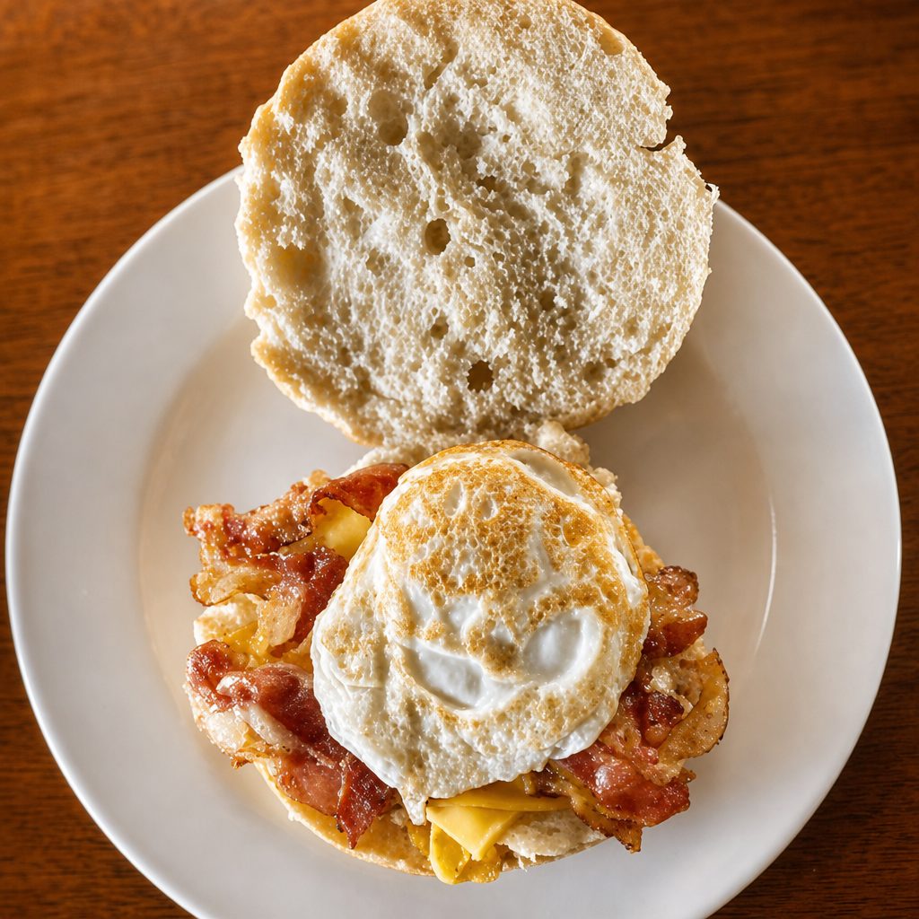 Bacon & Egg Sandwich.